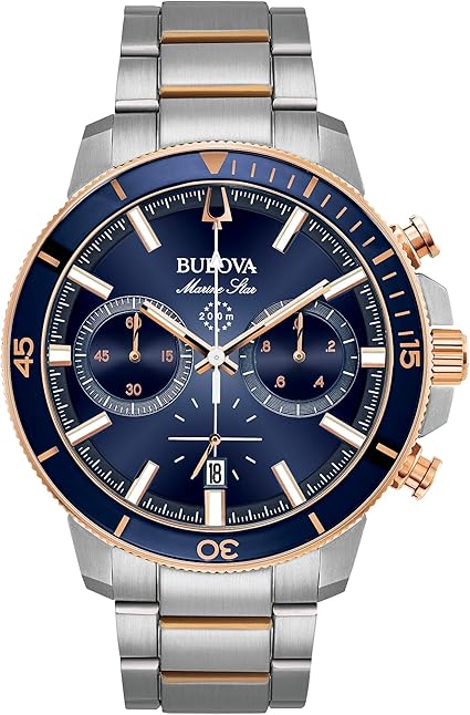 Bulova Men's Marine Star Two-Tone Stainless Steel Chronograph