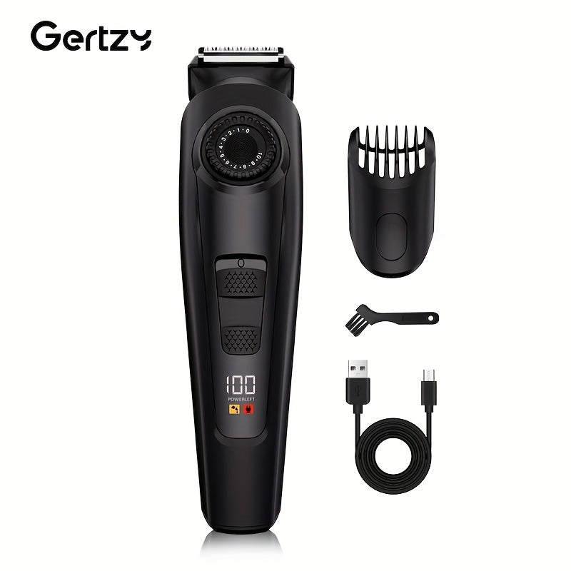 Men'S Electric Razors, USB Rechargeable, with a Digital Screen, Professional Beard Trimmers, Hair Clippers, Electric Shavers, And a Complete Kit for Professional Hair Cutting And Trimming.