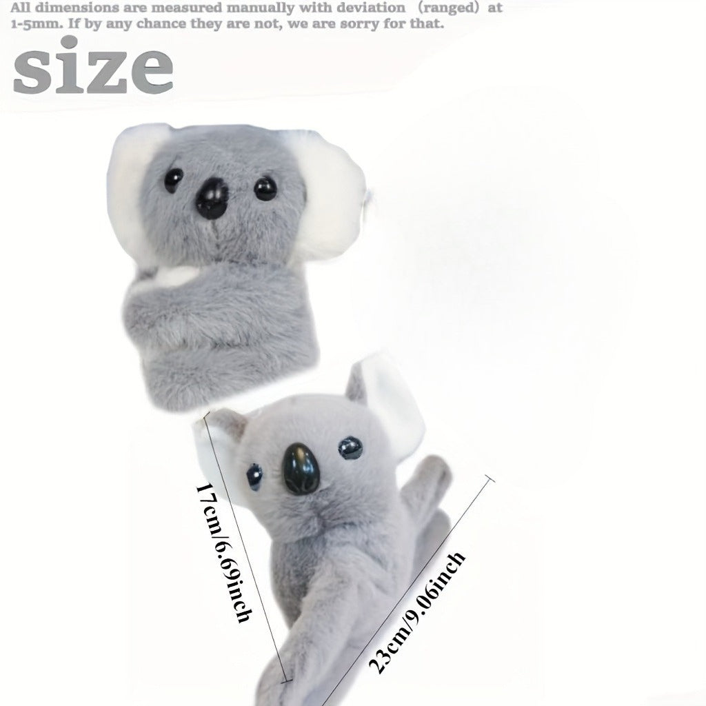 Koala Plush Toy | Soft Grey, Cartoon Pattern, Durable Pet Companion for Small Breeds - Ideal Gift for Koala Lovers