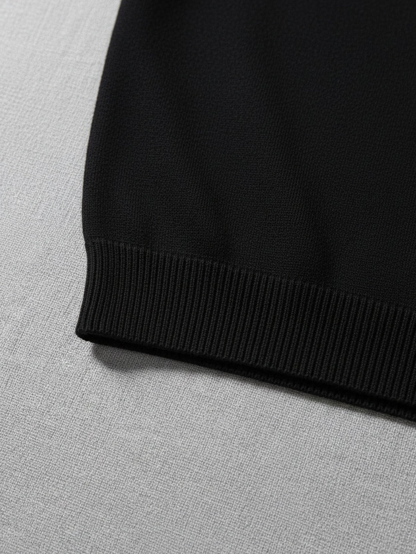 Men'S Short Sleeve Knit Polo Sweater with Lapel Collar and Zipper | Casual Solid Color Top, Slight Stretch Fabric, Ideal for Beach, Going Out, and Casual Occasions - ayq