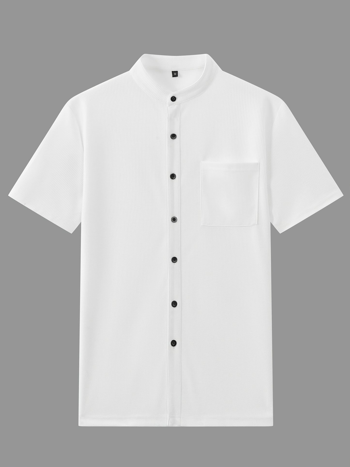 Men'S Two-Piece Set Featuring a Short-Sleeve Cardigan with Pockets And Drawstring Pocket Long Pants, Perfect for a Clean And Comfortable Summer.