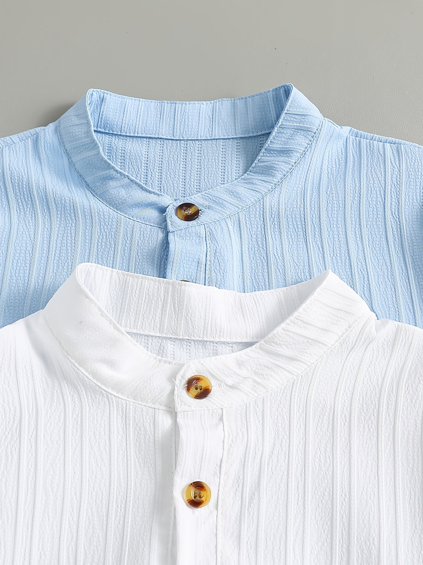 Boys' Half-Zip Polo Shirts Casual Tops for Spring to Fall