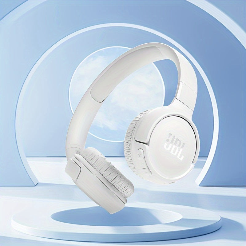 Ideal for Travel, Work, Home, And Gym, The JBL T520BT Wireless Headphones Feature Deep Bass, Long Battery Life, And a Comfortable Fit