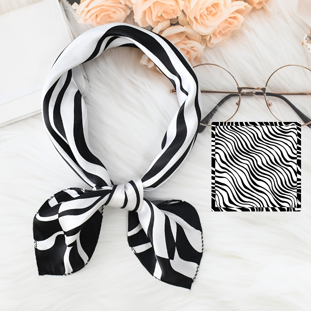 Women’s Autumn Winter Beret Hat and Scarf Set with Bow