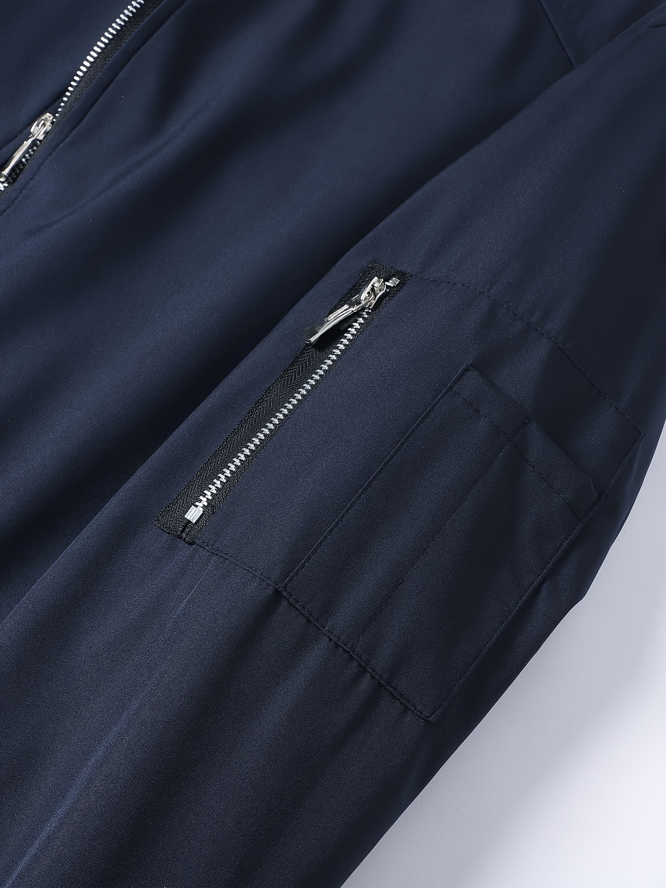 Men'S Casual Workwear Jacket and Pants Set, Solid Color, Long Sleeve, Regular Fit, with Pockets, for Spring/Fall, Casual Attire, Casual Attire|Casual Style|Solid Color Jacket