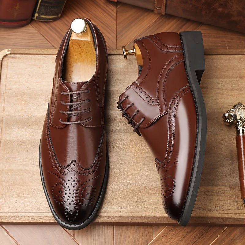 Men's Carved Business Formal Casual Shoes 6661
