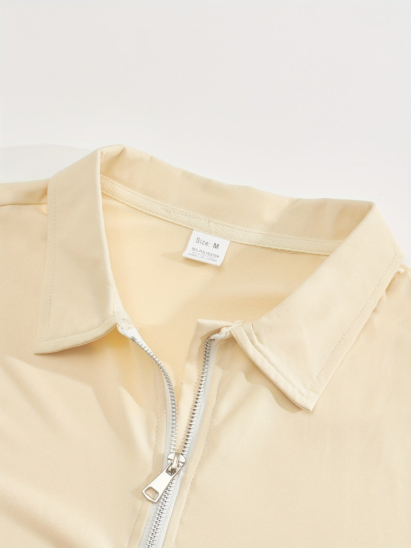 New Spring Fashion Casual Polo Shirt Zipper Men'S Casual Sports Long Pants Short Sleeve Two-Piece Set