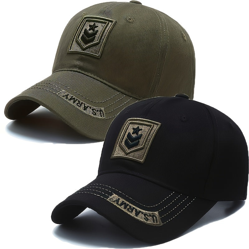 Men's Adjustable Camouflage Baseball Cap - Lightweight Outdoor Hat