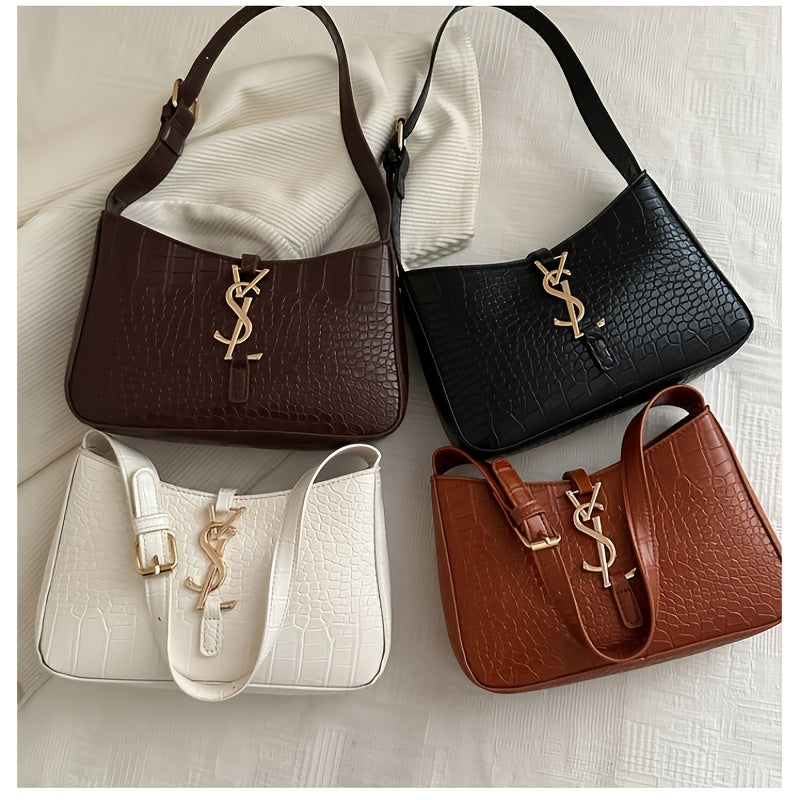 2025 Summer Women's Stylish PU Single-Shoulder Square Bag