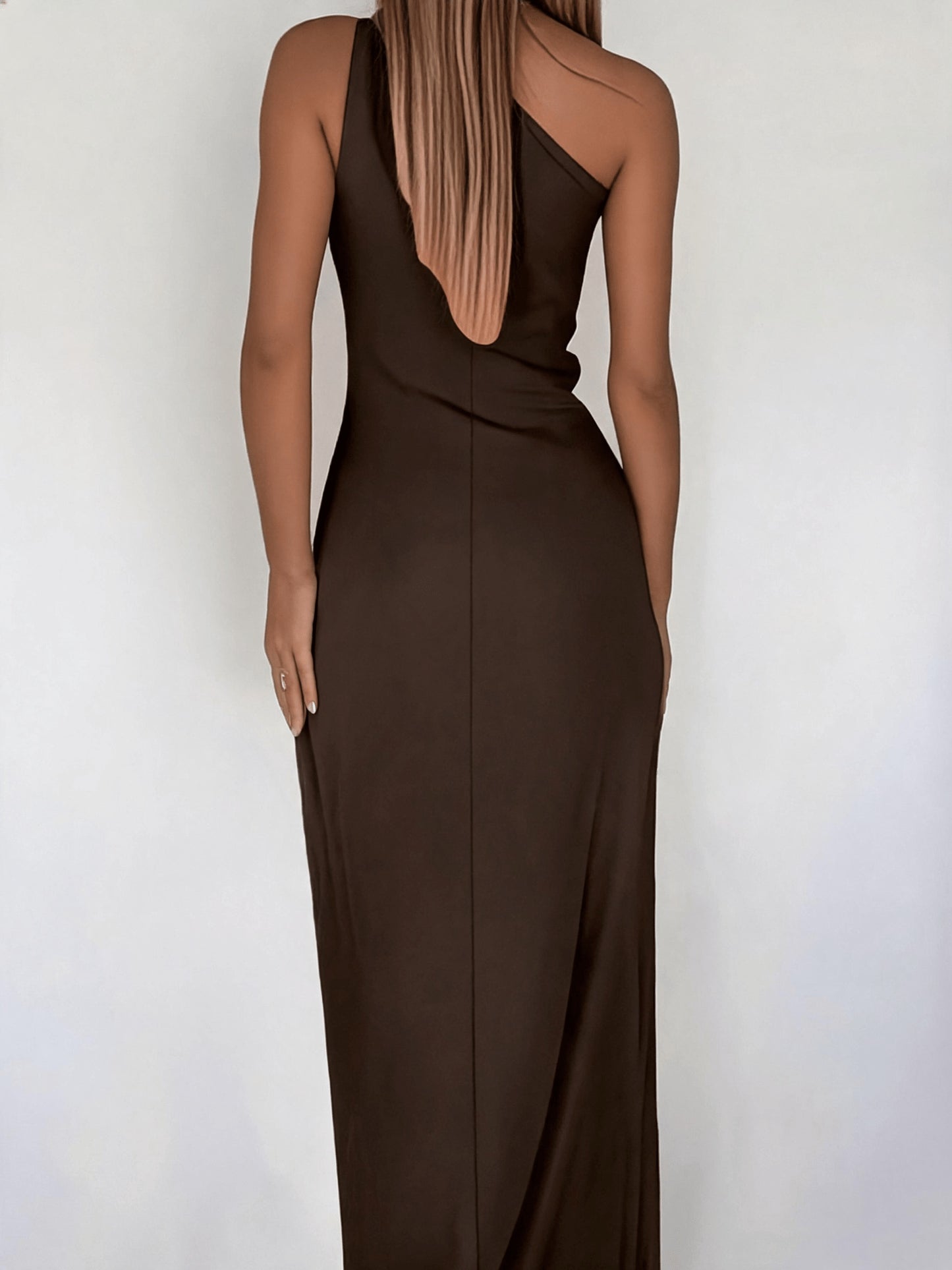 Elegant Women's Summer Bodycon Dress with Asymmetrical Slit
