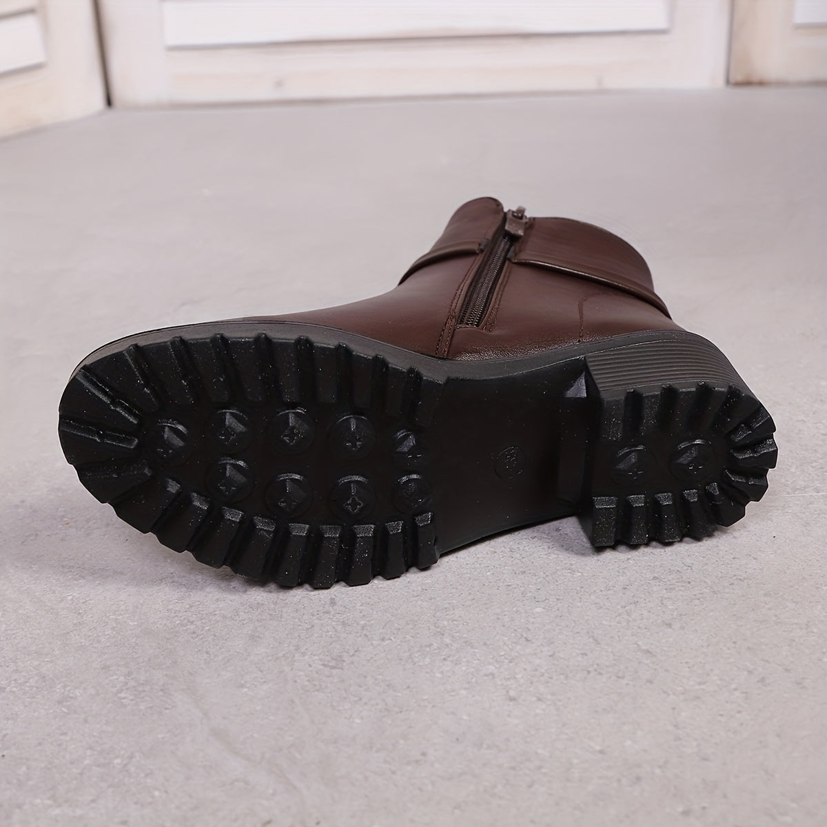 Women's Knight Winter Outdoor Christmas Gift Thickened Fleece-Lined Comfortable Cold-Proof Anti-Slip Wear-Resistant Short Boot