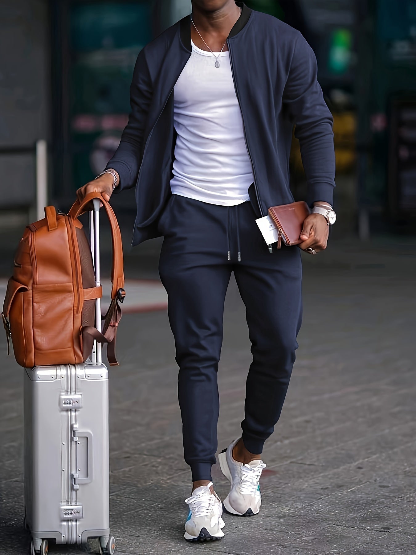 New Spring and Autumn Sports Casual Men's Suit Jacket