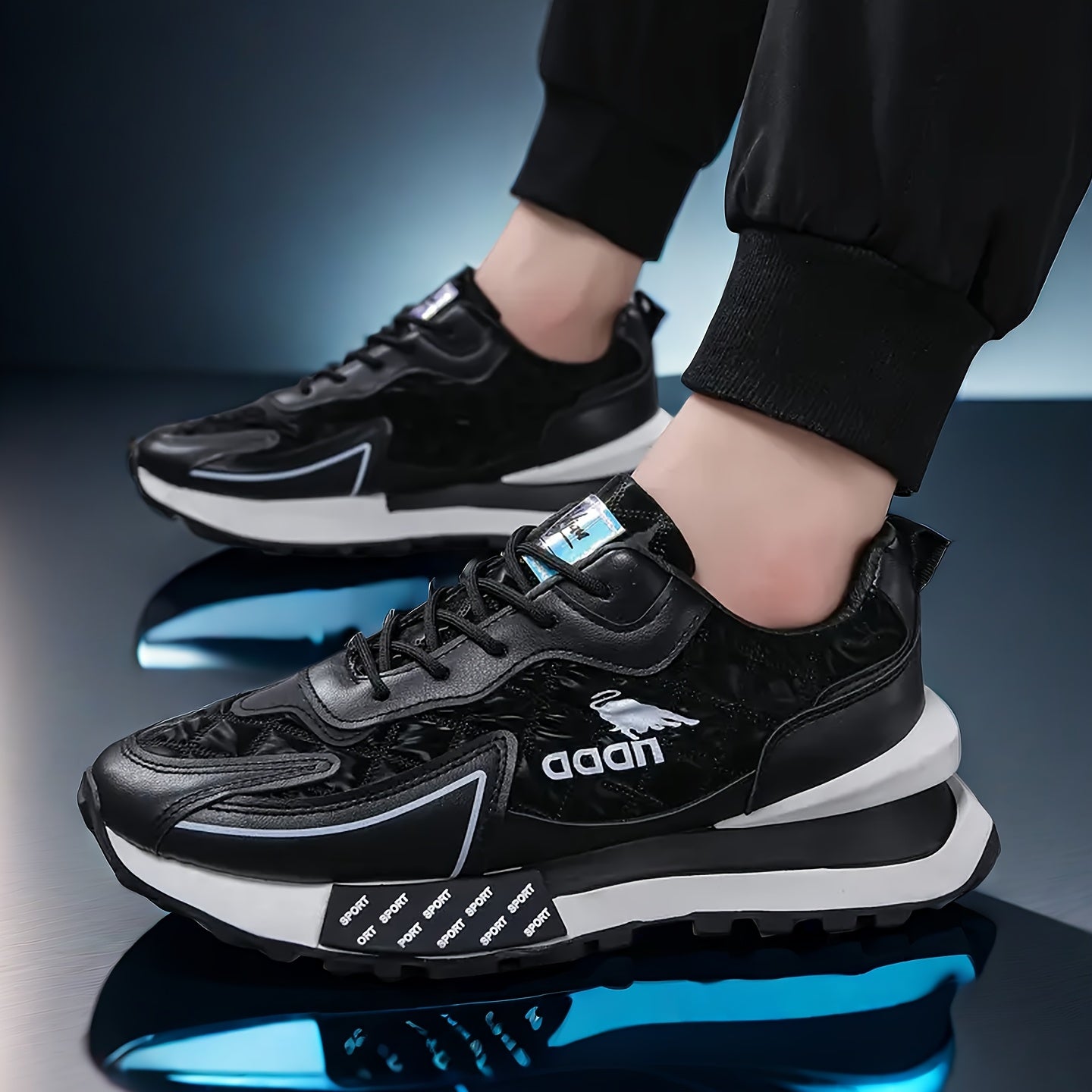 Special Offer Men'S Sports Shoes New Korean Style Trendy Low-Top Breathable Skate Sneakers Fashionable Versatile Dad Shoes