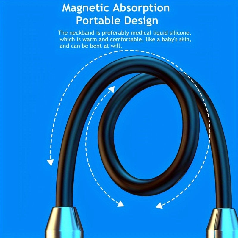 Neckband Wireless Earbuds with Extended Battery Life, Designed for Sports Activities.