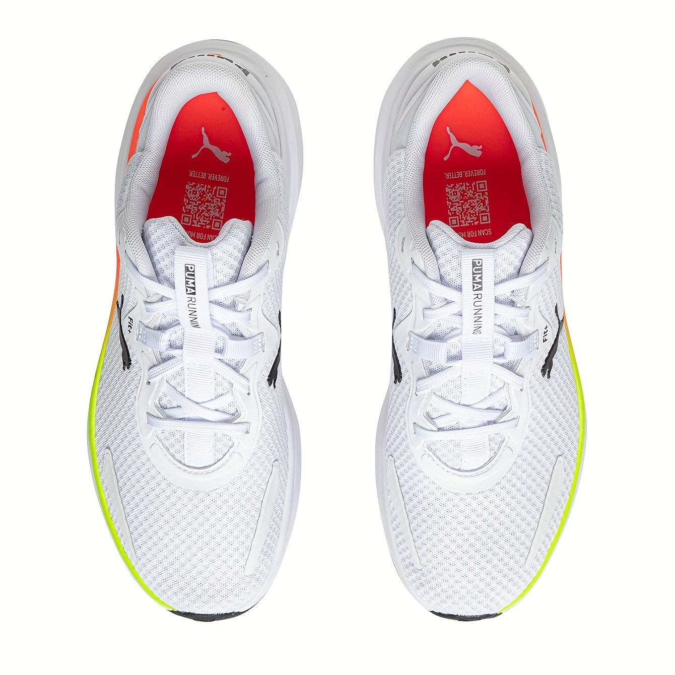 PUMA Unisex 38006728 Sneakers - Breathable Mesh Upper, Cushioned Midsole Stability Support, Vibrant Neon Green Accents, Lightweight Summer Casual Shoes for Men Women, Comfy Shoes, Sporty Look, Comfortable Fit
