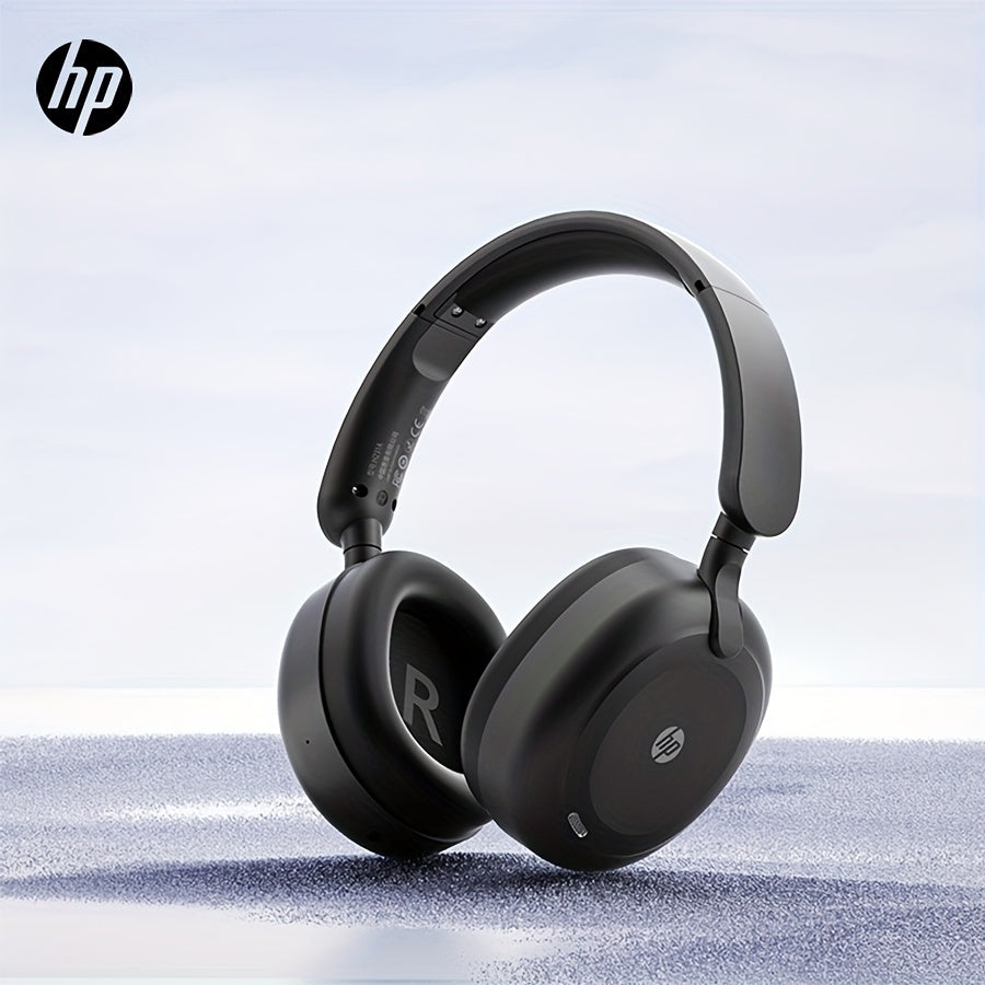 HP Wireless Over-Ear Headphones, Active Noise Cancelling, ENC Call Noise Reduction, Personalized Spatial Audio, Wireless Headphones With Microphone, Deep Bass Sound, For Home/Office Use