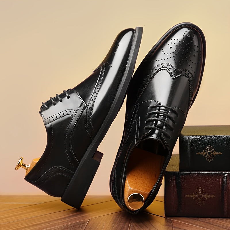 Men's Carved Business Formal Casual Shoes 6661