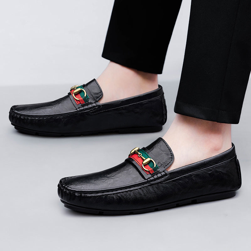 Men's Slip-On Casual Business Shoes, All-Season Comfort