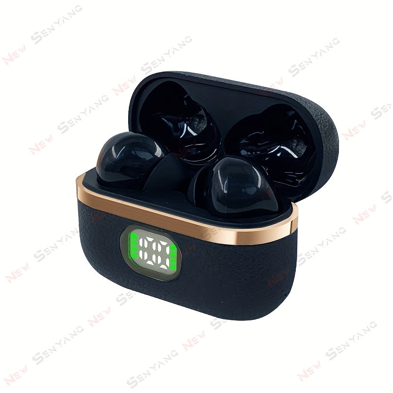 2025 New Style True Wireless in-ear sports music headset mini Earbuds TWS HIFI bass Stereo HD calling Stereo Earphones for Android for iPhone Cellphone gaming Earpieces smart couples headphones, New Senyang