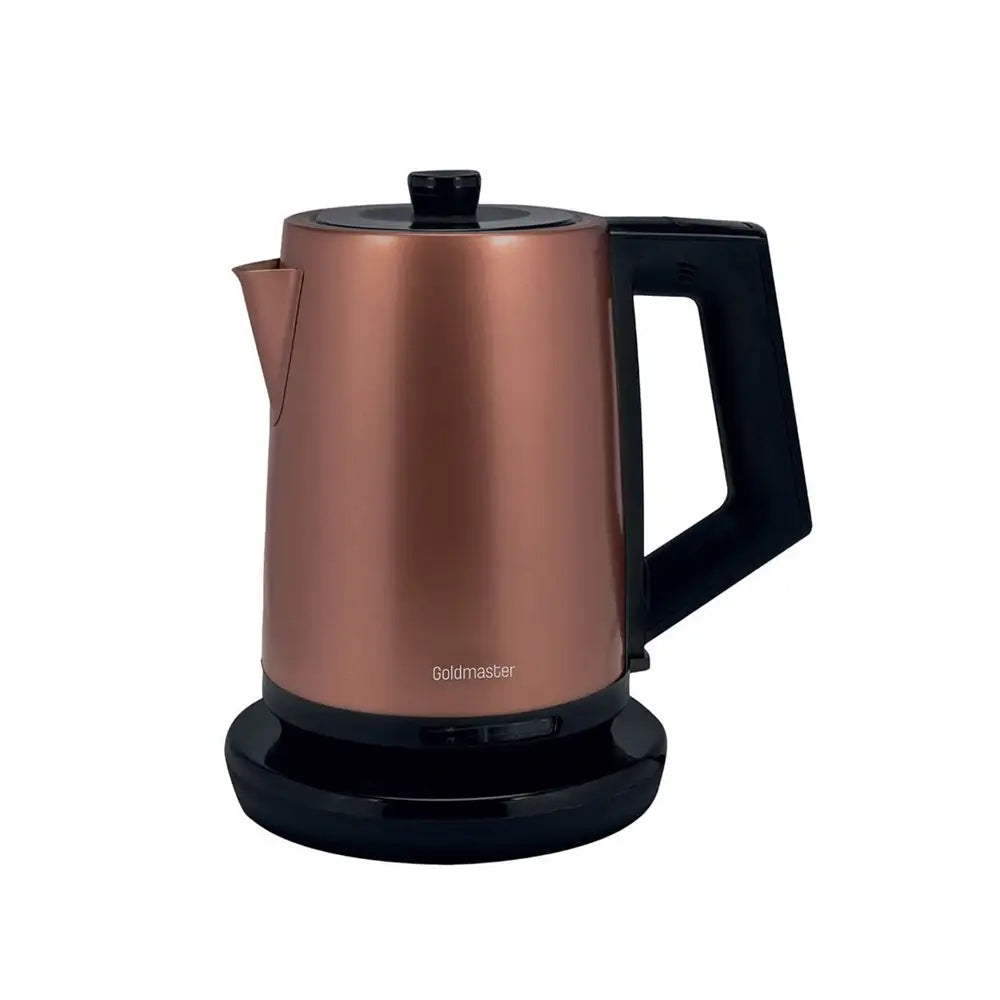 GoldMaster 2L Stainless Steel Teapot with Filter - Gold