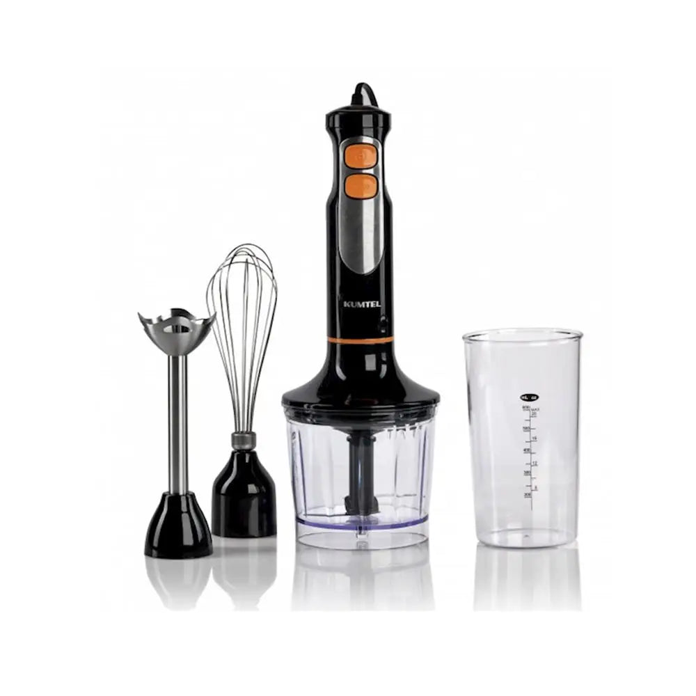 Kumtel Black 700W Hand Blender with Variable Speed & 600ml Jar