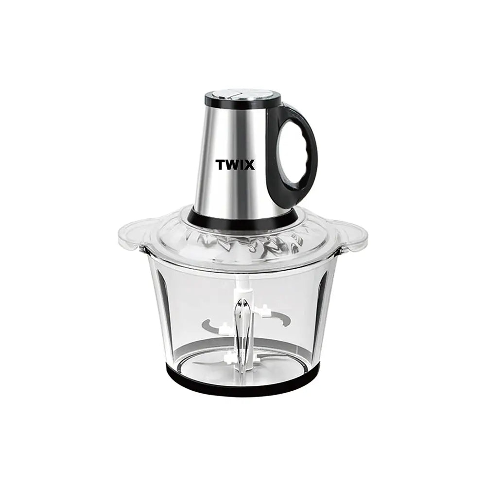 TWIX 2L Glass Bowl Food Chopper with 250W Motor