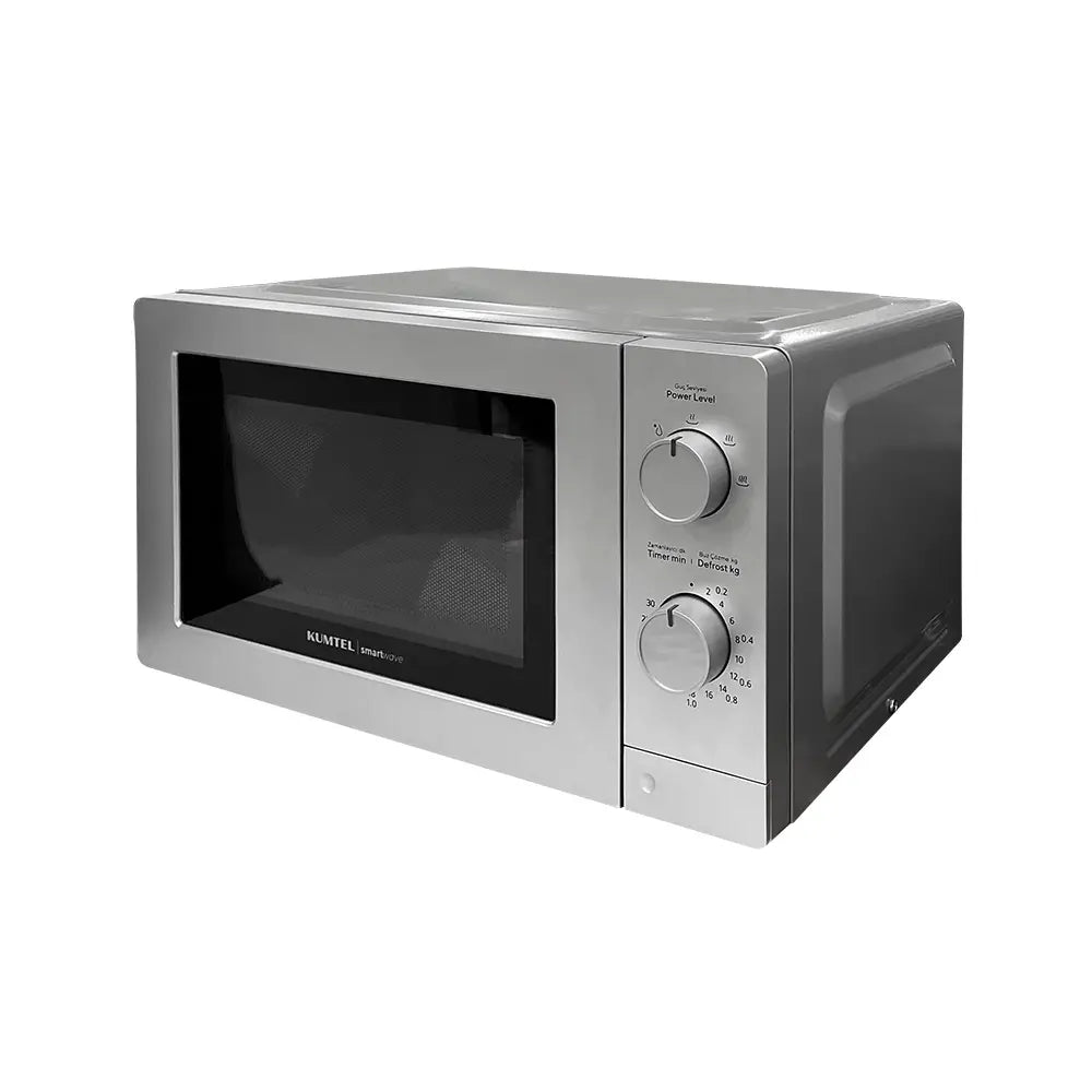 KUMTEL Compact Microwave Oven with Heating & Defrost Modes