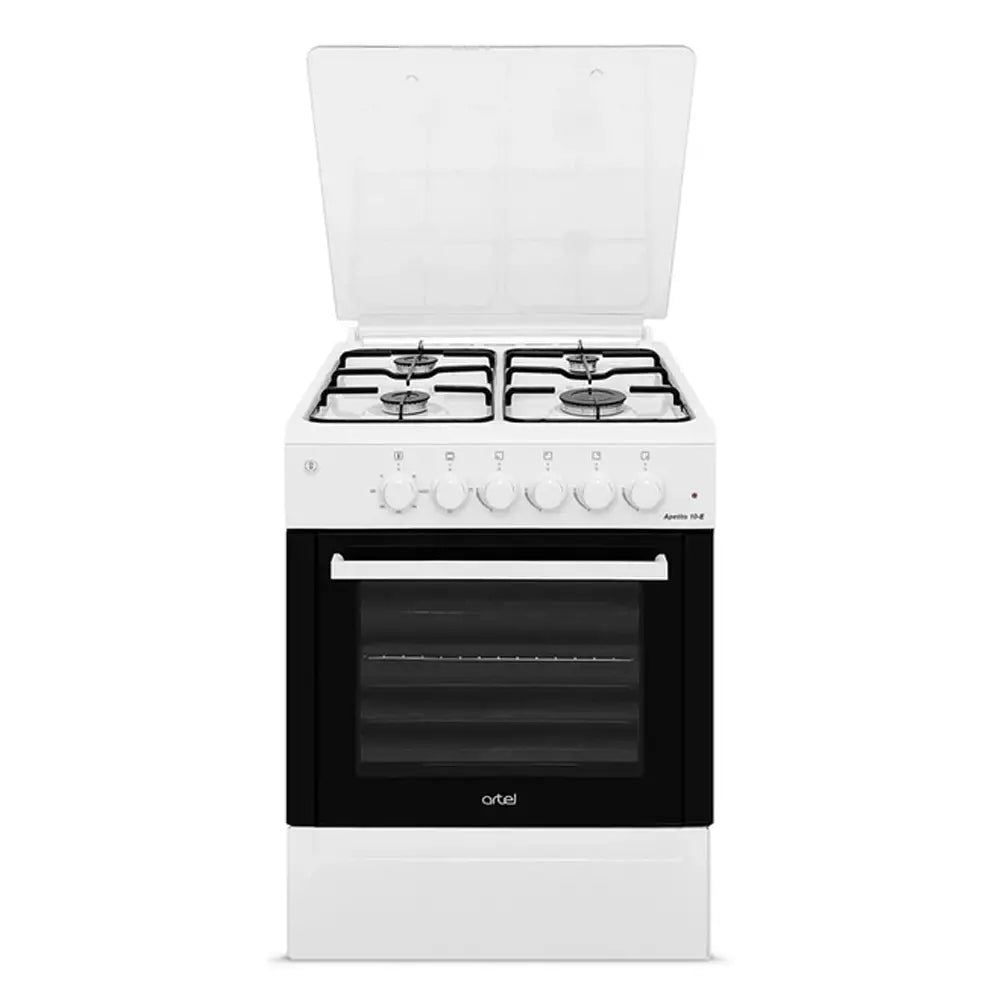 ARTEL Apetito 10-E White Compact Gas Stove