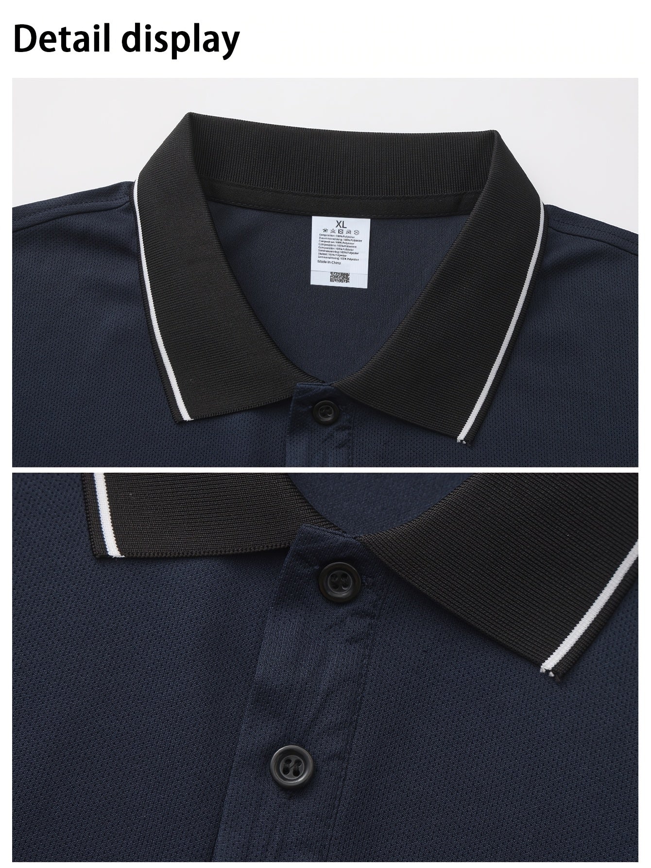 Men's Outdoor Golf Polo Shirt Short Sleeve Summer Casual