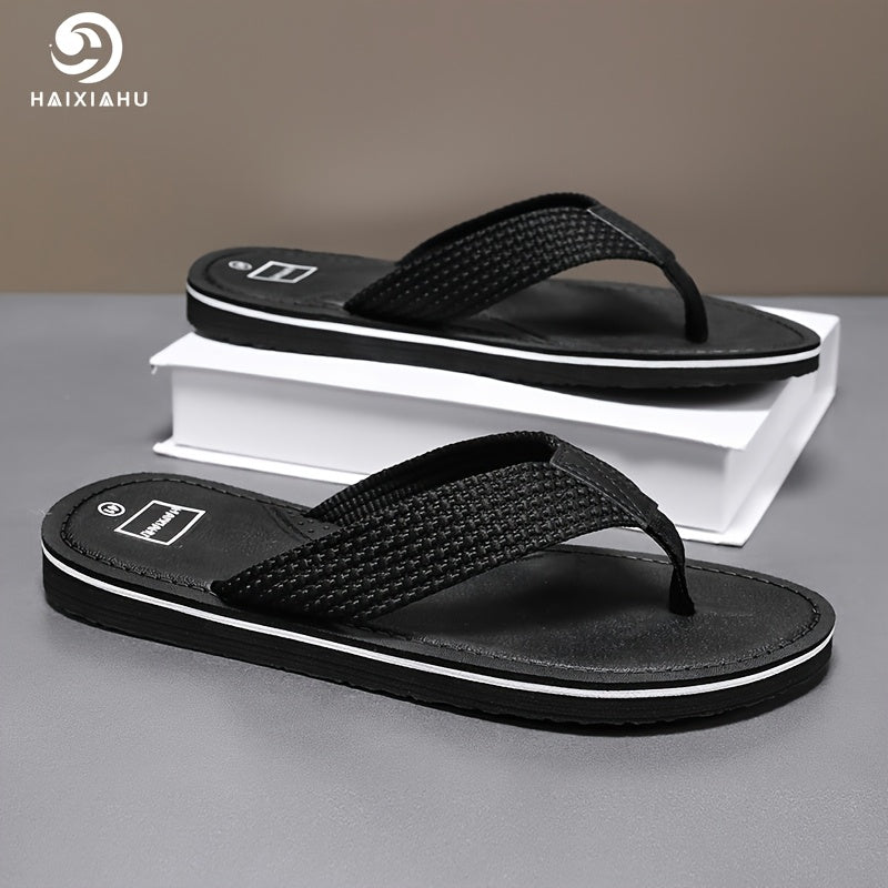 Men's Breathable Fabric Slip-On Sandals Lightweight EVA Sole