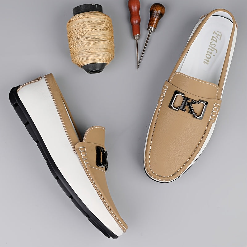 Men's Soft Slip-On Casual Shoes - Breathable Non-Slip Sole