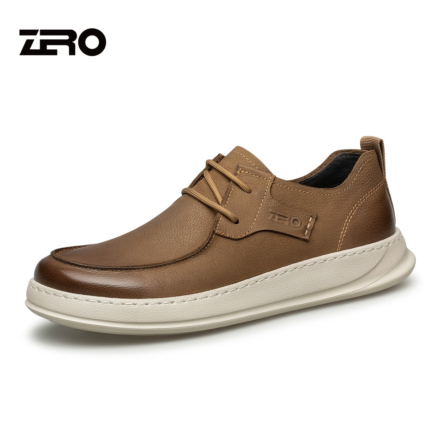 Men's Casual Leather Loafers Soft Sole Breathable Shoes