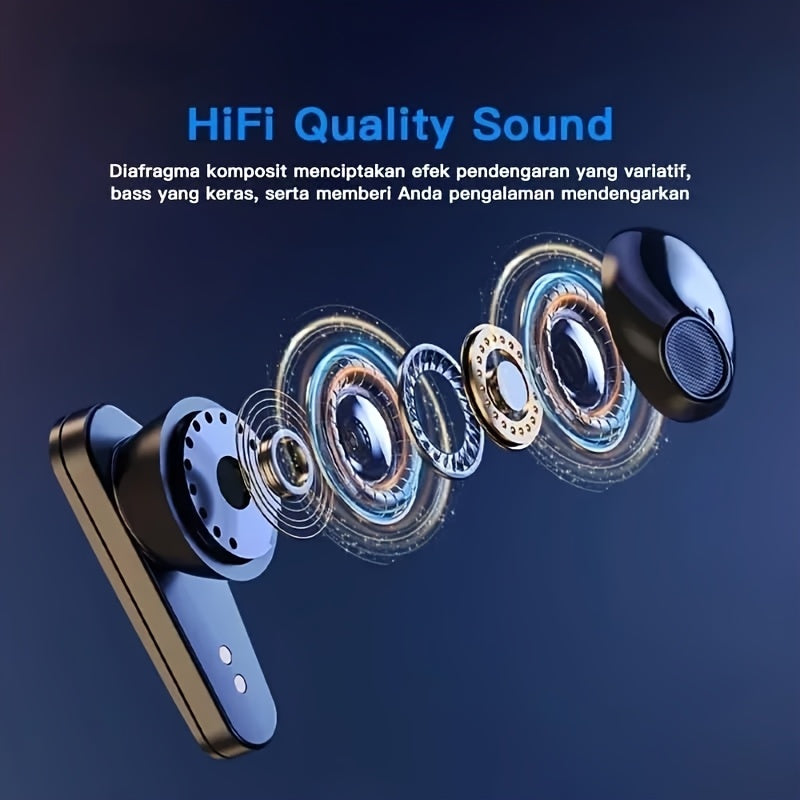 High-End Wireless Sports Headphones with Pure Cobalt Battery for Long-Lasting Performance And a Microphone, Featuring a Comfortable Ear Hook Design, Perfect As a Gift for Boyfriends And Girlfriends