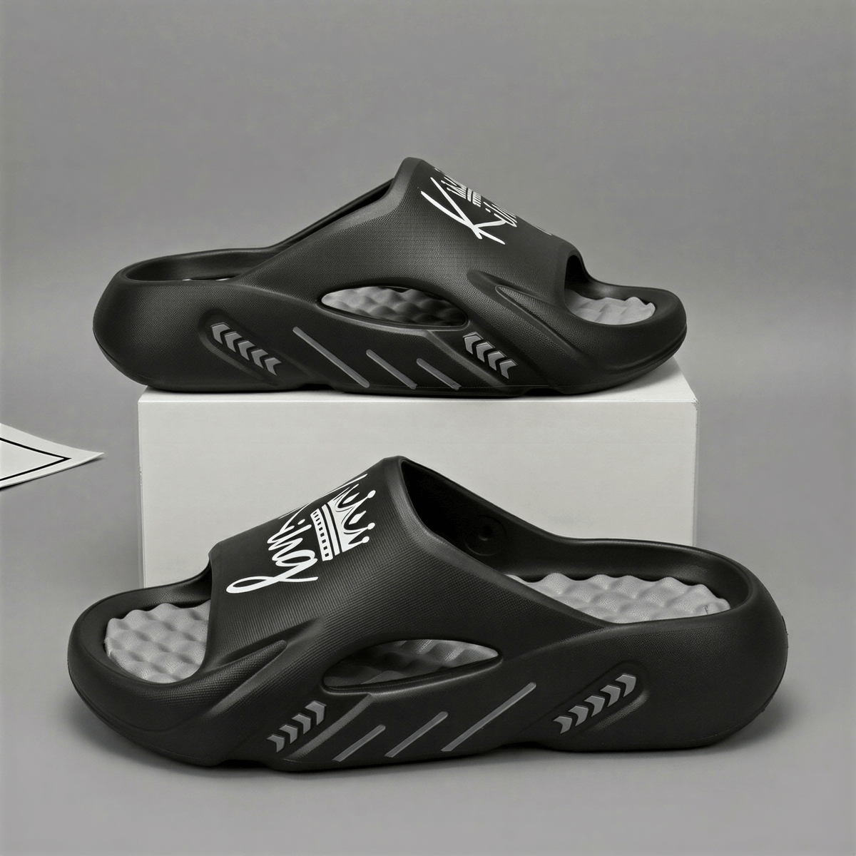 Men's EVA Casual Slip-On Slippers - Soft, Non-Slip, All-Season