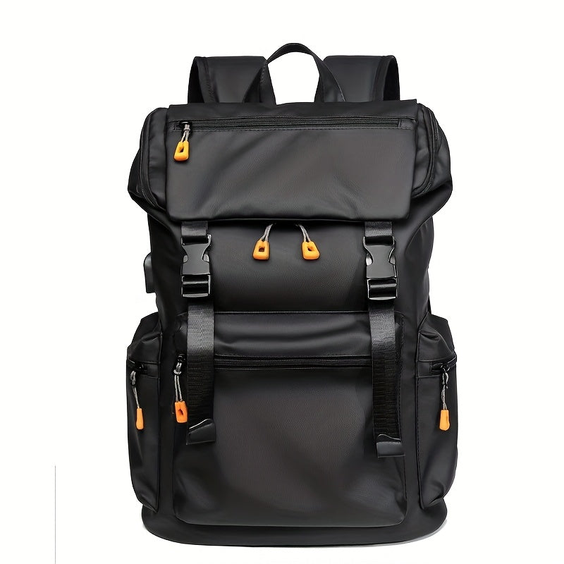 Men's Professional Backpack - Large Capacity Laptop Backpack with 39.62cm Sleeve, Business Computer Bag, Heavy-Duty Zipper Closure, Adjustable Padded Shoulder Straps - Lightweight Work Backpack for Office, College, Travel - E