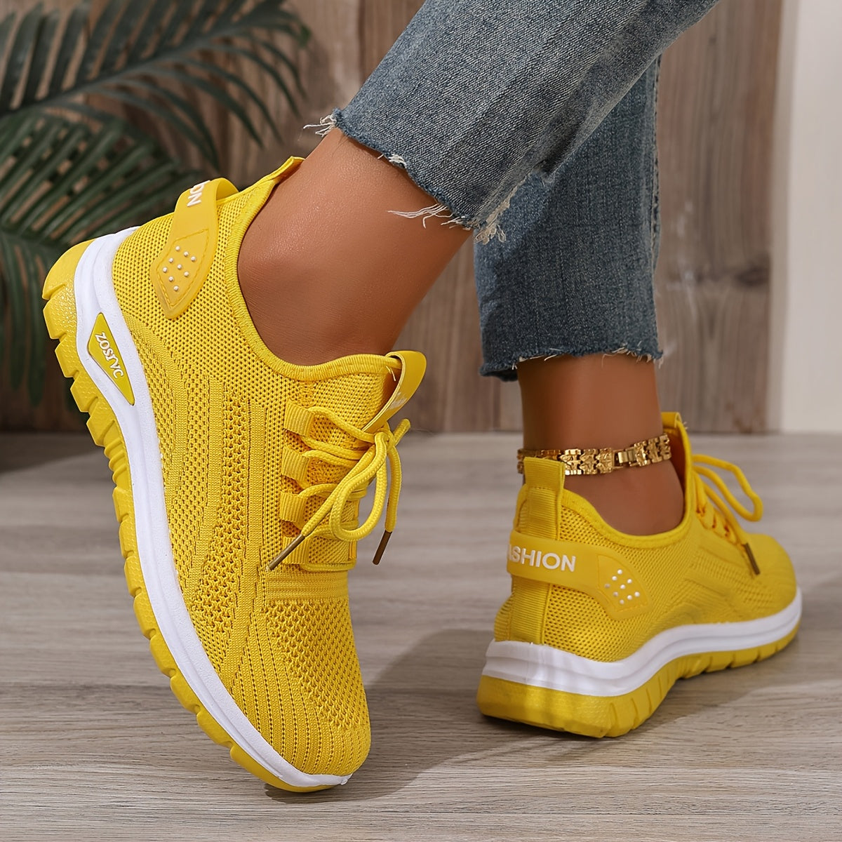 ZOSIVC Cheap Women's Shoes, Slip-on Sneakers for Women, White and Black Comfortable Summer Casual Beach, Vacation, Camping & Casual Attire Shoes | Mesh Upper Ladies' Sneakers - Gifts