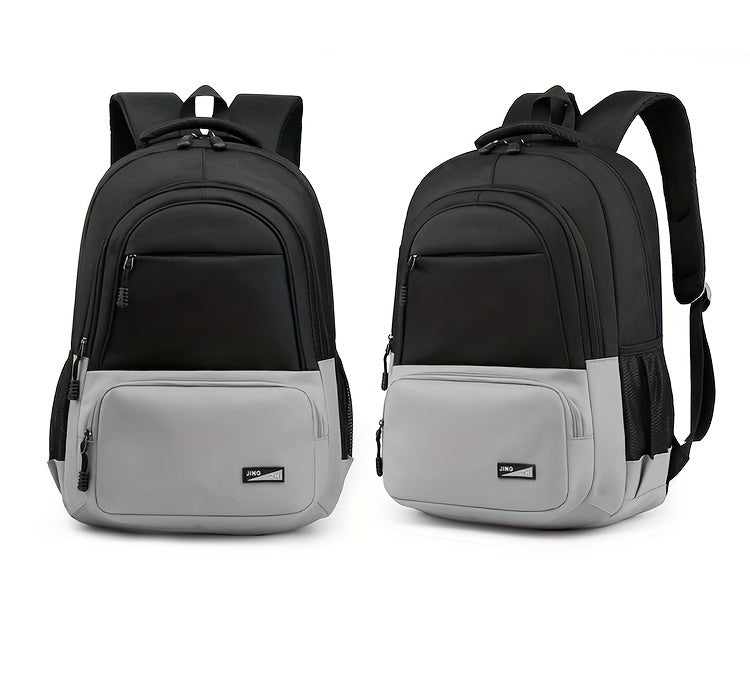 Durable Oxford Fabric Backpack - Spacious, Breathable, Adjustable Strap, Laptop Compartment, Ideal for Hiking, Camping, Travel, School Work - High 46cm, Long 32cm, Thick 19cm, School Backpack Adjustable Strap Backpack D