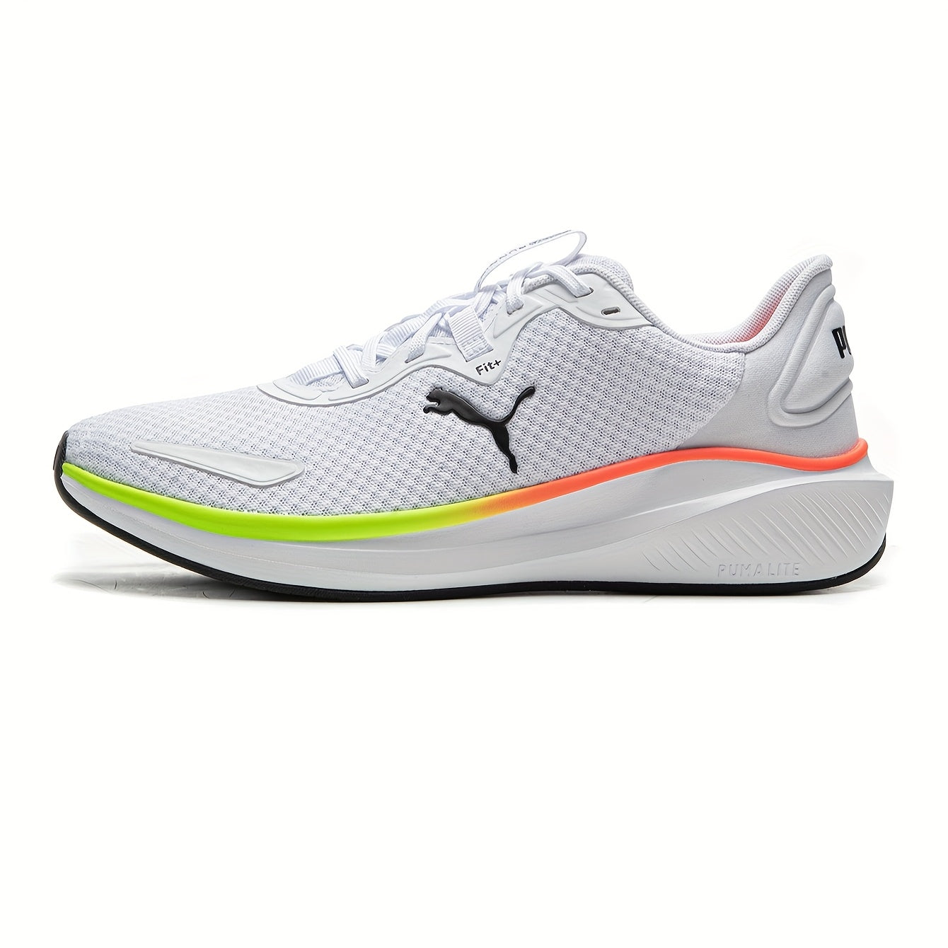 PUMA Unisex 38006728 Sneakers - Breathable Mesh Upper, Cushioned Midsole Stability Support, Vibrant Neon Green Accents, Lightweight Summer Casual Shoes for Men Women, Comfy Shoes, Sporty Look, Comfortable Fit