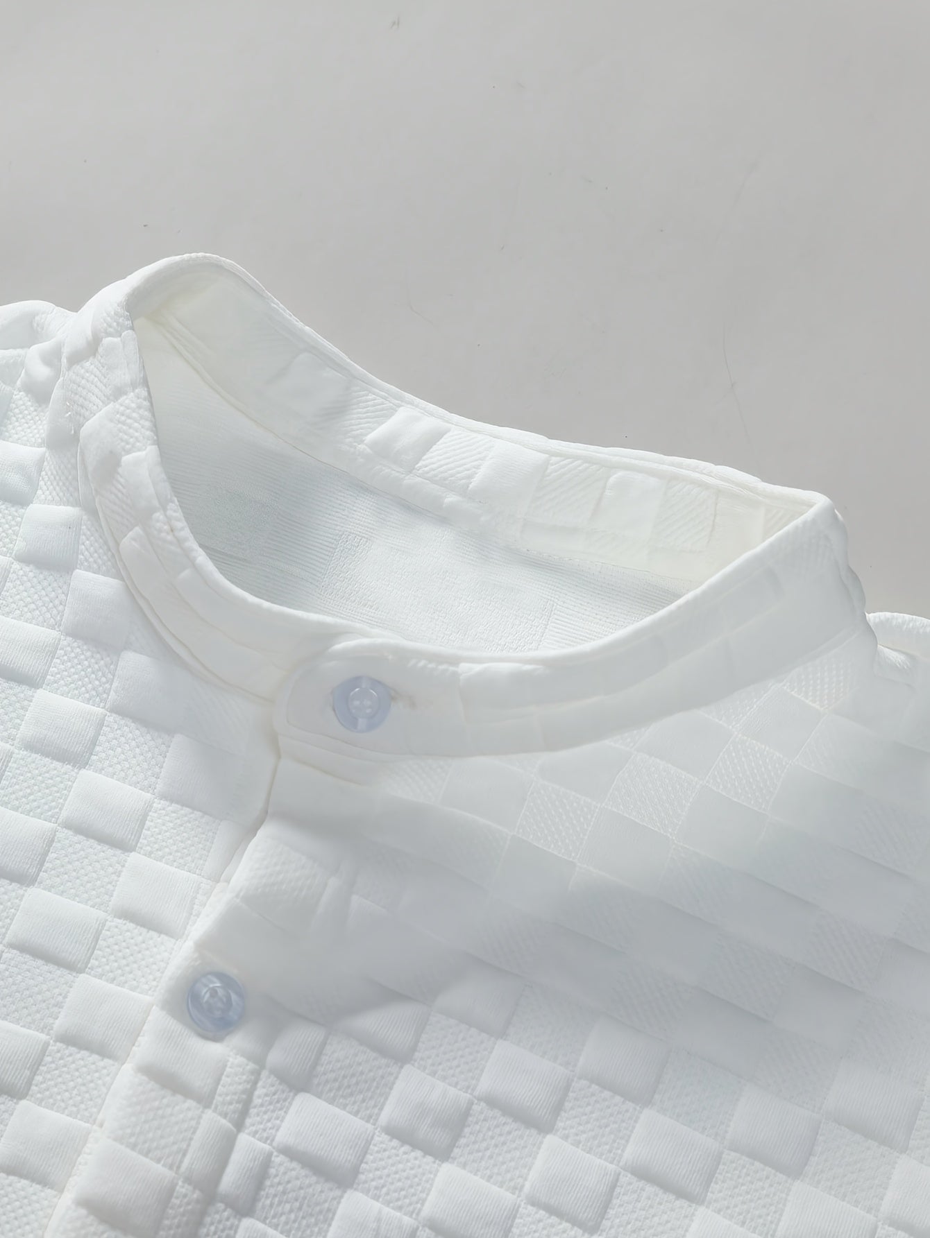 Men's Shirt and Shorts Set Solid Color Knit Casual Comfort High-Quality Short Two-Piece