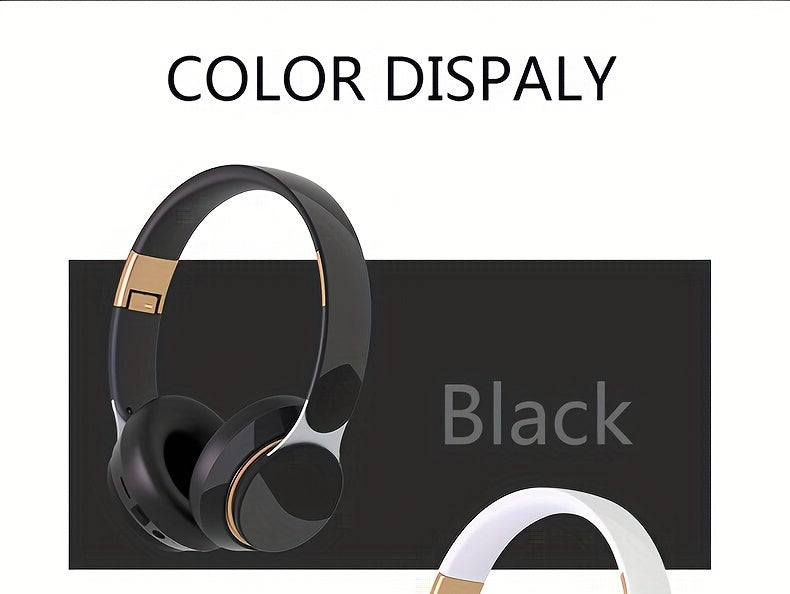 07S Wireless Over-Ear Headphones - Wireless 5.3, Long Battery Life, Soft Earmuffs, HD Sound, Portable & Adjustable for Outdoor Sports and Commuting, Outdoor Sports Headphones|Modern Wireless Headphones|Comfortable Earmuffs