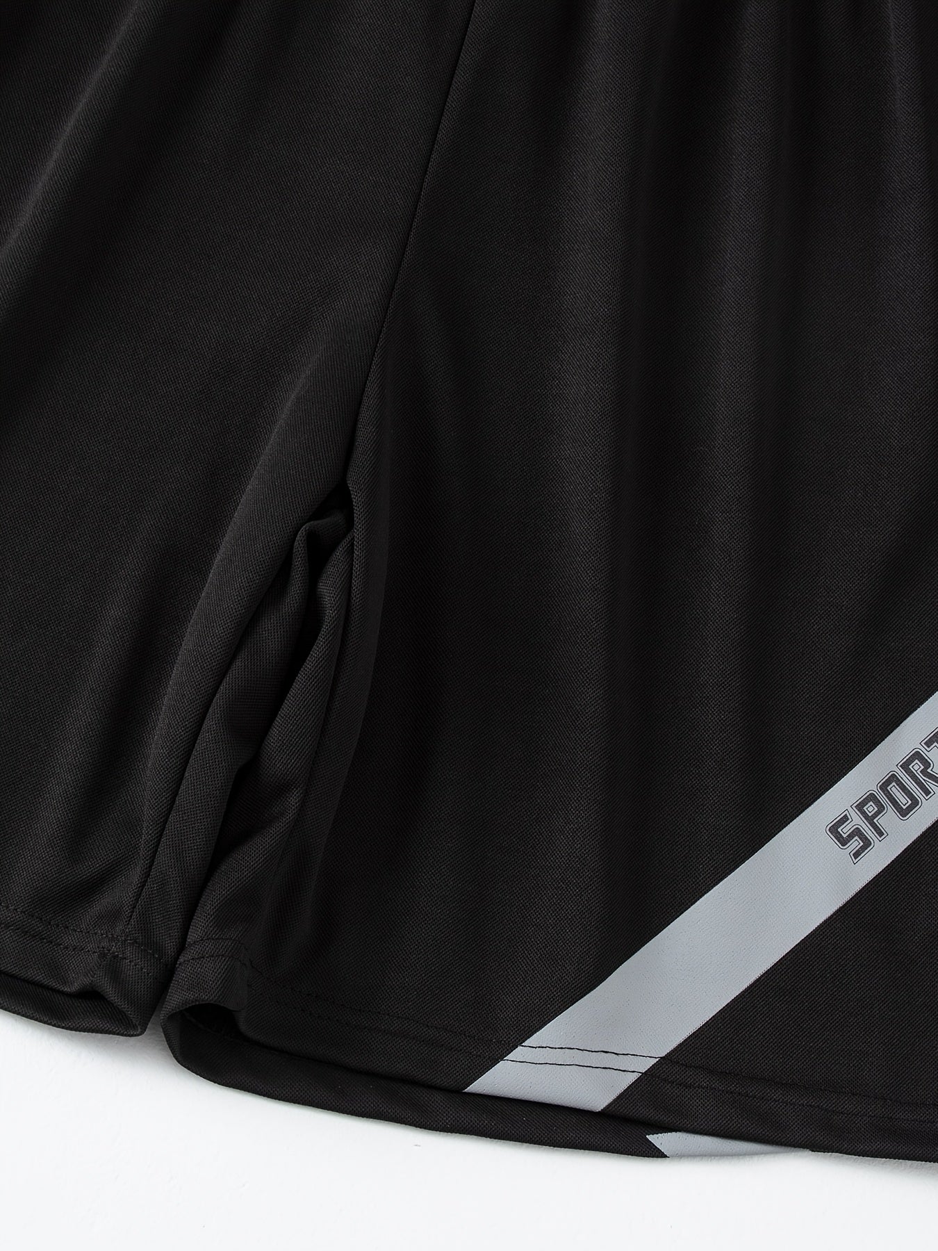 2pcs Summer New Lightning Print Sports Suit Men's Short Sleeve Shorts Outdoor Fitness Breathable Quick-Dry Loose Running Outfit Set