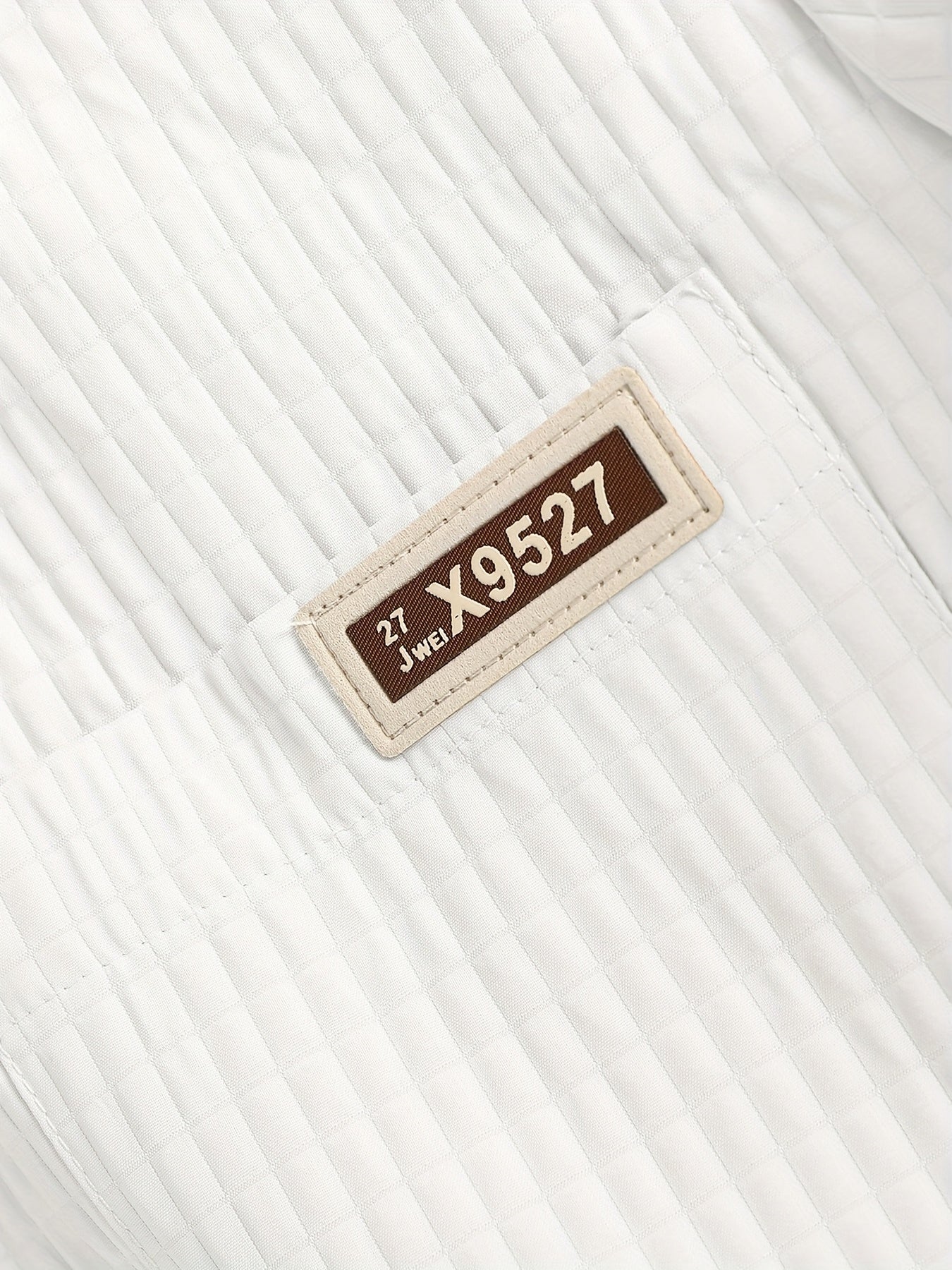 Summer Men'S Casual Bread Pattern Texture Short Sleeve Long Pants Shirt Set, 100% Polyester, Double Pocket Shirt, Turnover Woven Top Can Be Machine Washed and Dry Cleaned