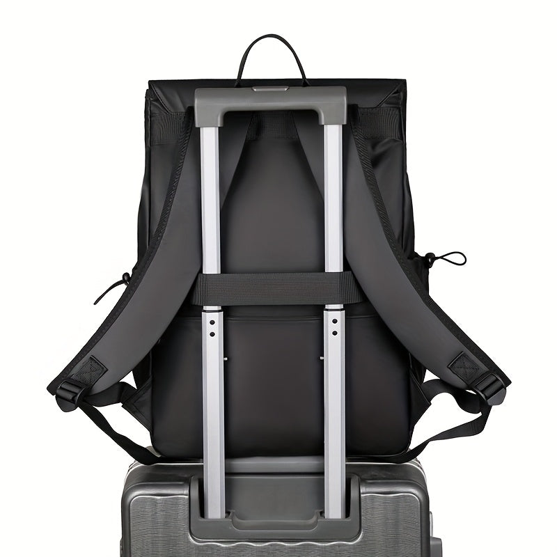 Business Travel Backpack Men'S Stylish Black Gray-Green Large-Capacity Backpack with Dry Wet Separation Perfect for Business Trips, Gym, Swim Short Stays Durable Commuter Backpack for Work, School, and Travel 60-I