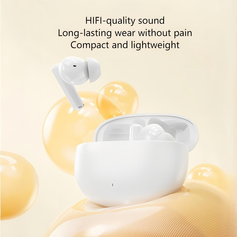 Lightweight wireless in-ear headphones are as light as a feather. Long time wearing will not have the slightest discomfort. Whether you're out shopping, commuting, or working out, it's easy to slip it into your pocket and sta
