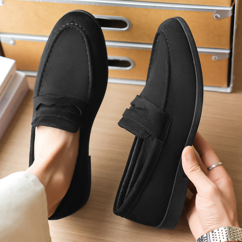Men's Lightweight PU Leather Loafers Casual Pointed Toe