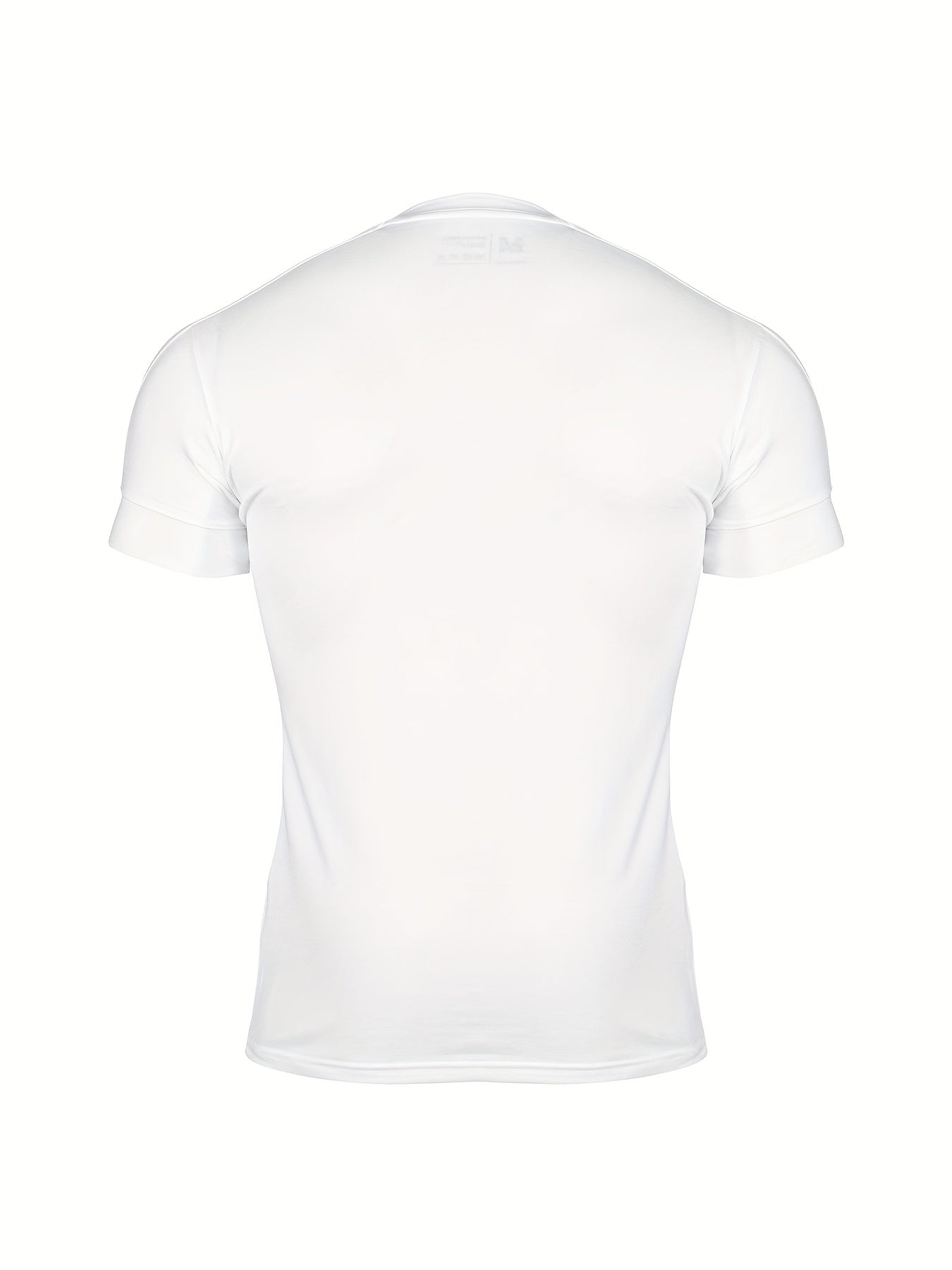 Men'S High-Elastic Breathable Short Sleeve Athletic Shirt - Summer Running Training Top with "KING" Crown Print, High Stretch Microfiber, White, Gym Wear Bold Design Subtle Sheen Finish, Gym Wear Shirts