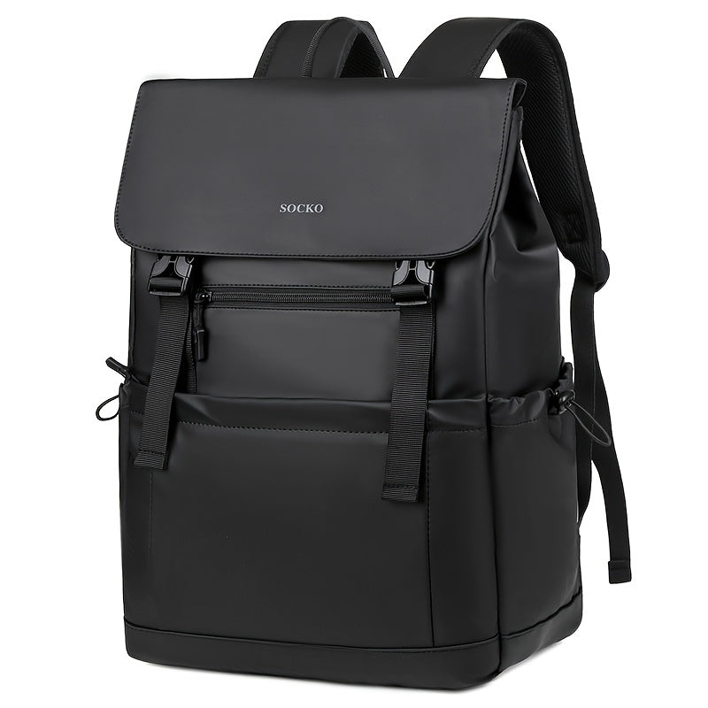 Business Travel Backpack Men'S Stylish Black Gray-Green Large-Capacity Backpack with Dry Wet Separation Perfect for Business Trips, Gym, Swim Short Stays Durable Commuter Backpack for Work, School, and Travel 60-I