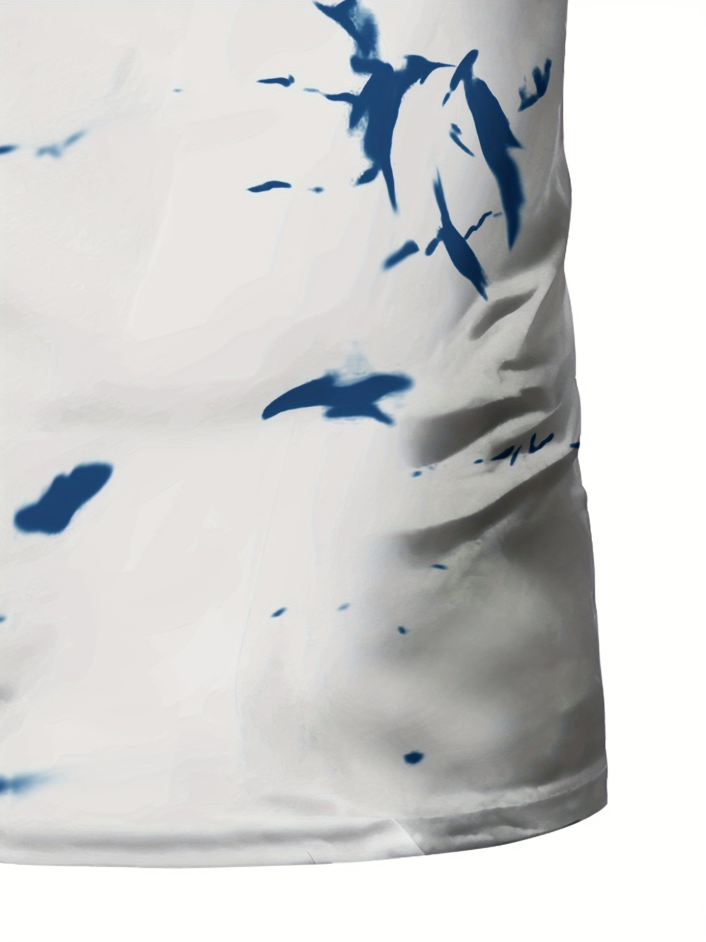 Men's High-Elasticity Anti-Tear Graffiti T-Shirt - Black White Geometric Print, Tight-Fit Athletic Top for Gym, Running, Yoga Casual Summer Wear, Gym Clothes, Highelastic Polyester, Short Sleeve Design