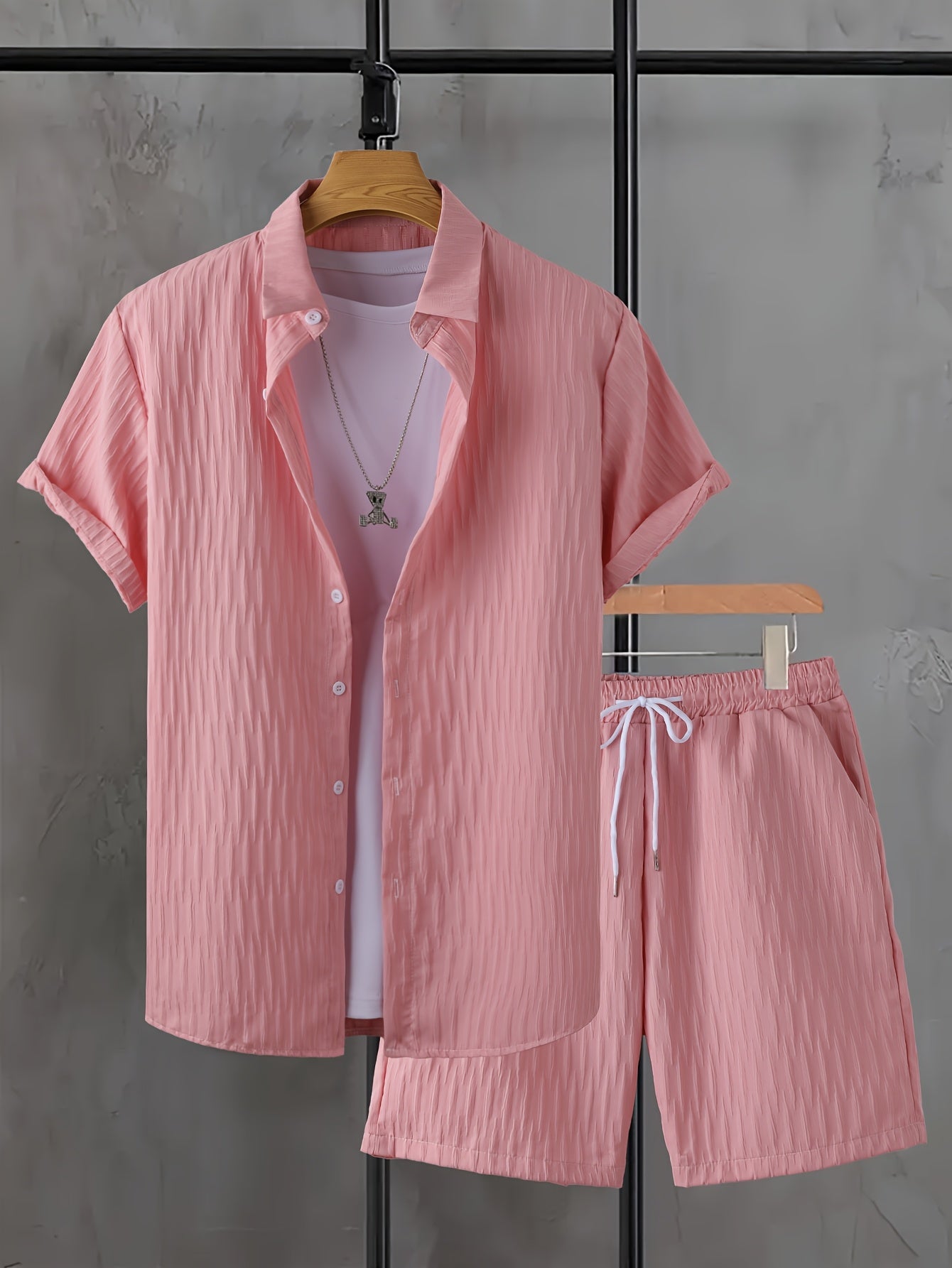 Men's Fashion Casual Shirt Suit