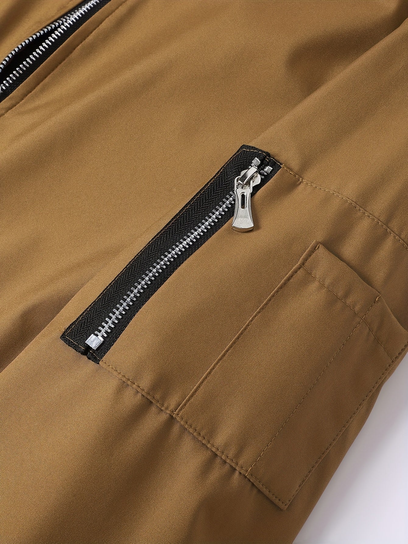 Men'S Casual Workwear Jacket and Pants Set, Solid Color, Long Sleeve, Regular Fit, with Pockets, for Spring/Fall, Casual Attire, Casual Attire|Casual Style|Solid Color Jacket